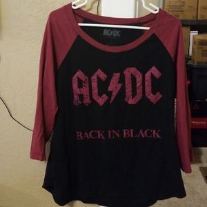Torrid ACDC half sleeve top